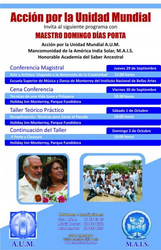 Poster Programa Gira Misional Maestro Domingo Días Porta (2)